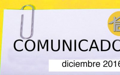 COMUNICADO DICIEMBRE 2016
