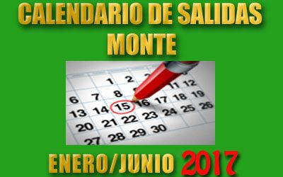 CALENDARIOS MONTE ENERO/JUNIO 2017