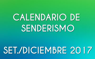 CALENDARIO SENDERISMO