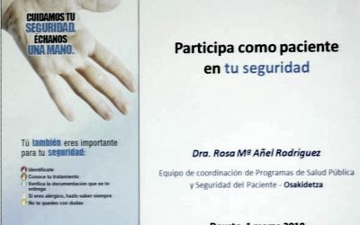 CHARLA/HITZALDIA: ¿QUÉ  PUEDO HACER YO POR MI SEGURIDAD EN EL ÁMBITO SANITARIO?