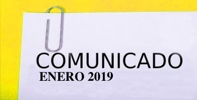 COMUNICADO ENERO 2019 Y CONVOCATORIA ASAMBLEA ANUAL